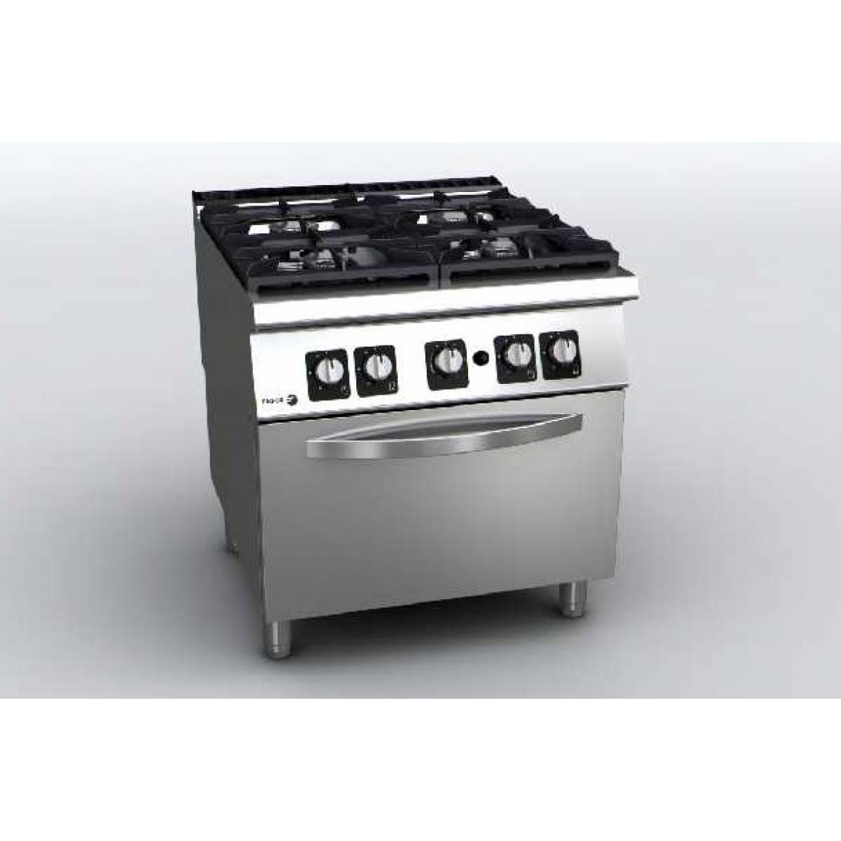 4 OPEN GAS BURNER WITH OVEN BELOW_C-G941