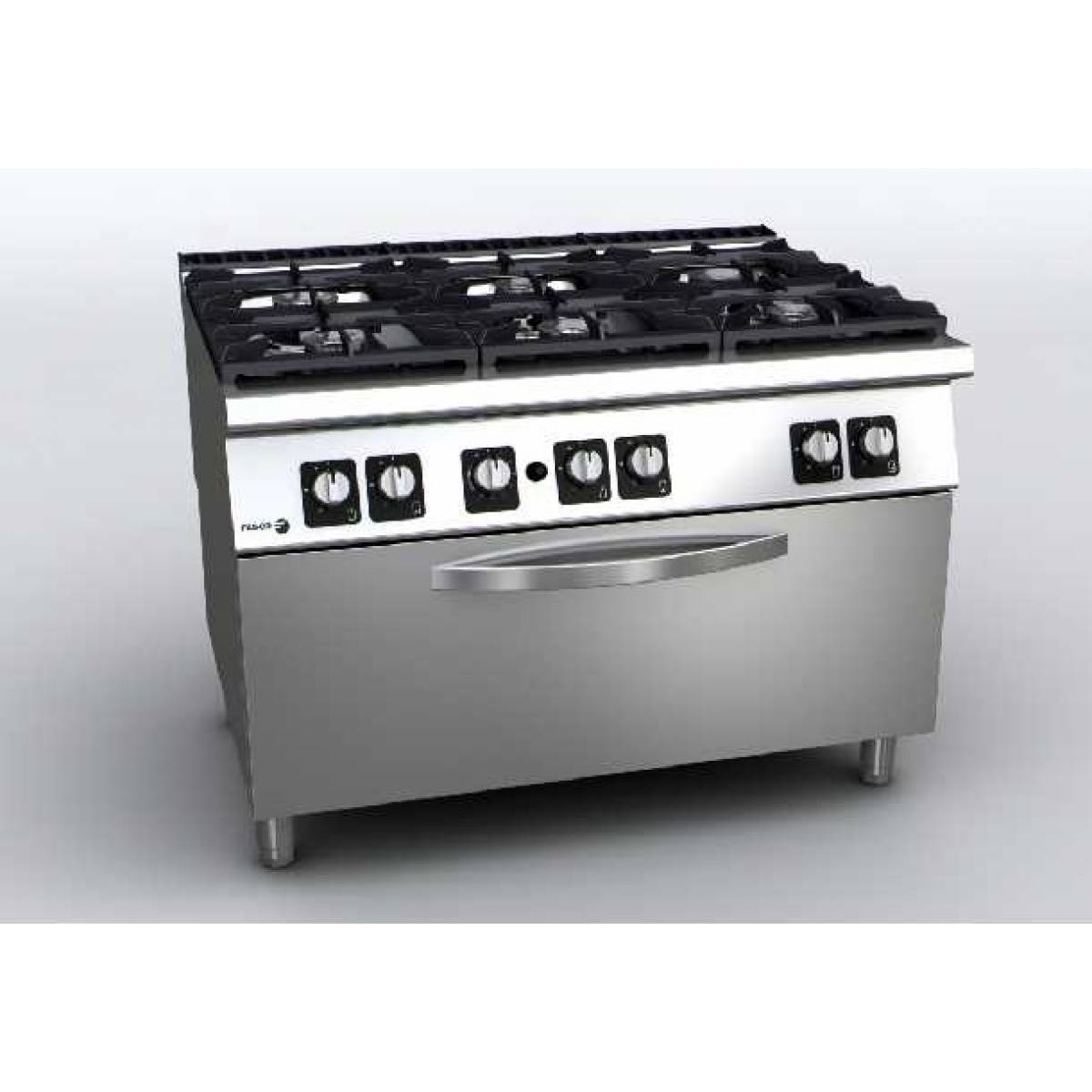 6 OPEN BURNER WITH OVEN_C-G961