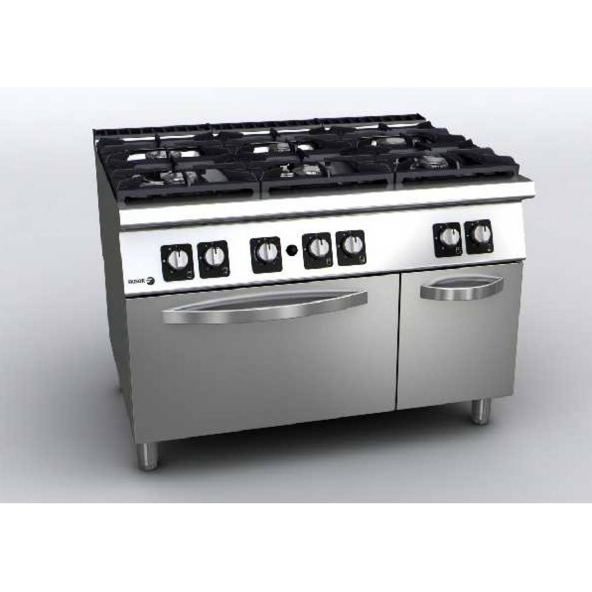 6 OPEN BURNER WITH OVEN_C-G961 H (HIGH POWER BURNER)